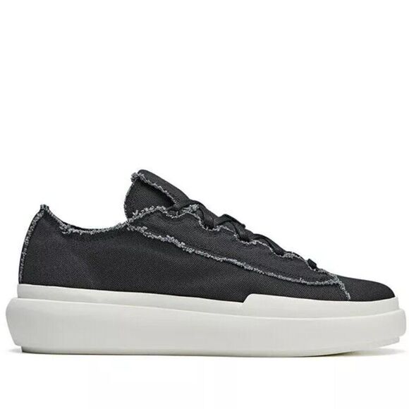 adidas Y-3 Nizza Low Black Off White ID1463w Mens 8 US New in Box 41 1/3 EUR - Picture 1 of 10
